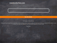 Tablet Screenshot of ecoartproductions.com
